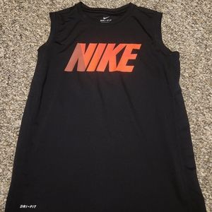 Nike youth large cutoff dri fit shirt